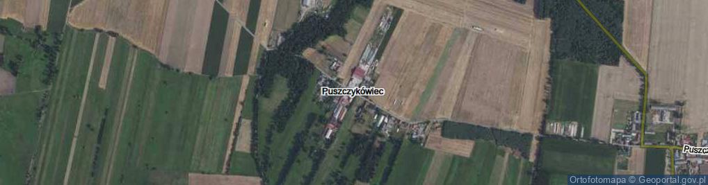 Zdjęcie satelitarne Puszczykówiec ul.