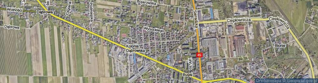 Zdjęcie satelitarne Pułaskiego Kazimierza, gen. ul.
