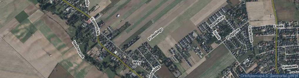 Zdjęcie satelitarne Pułaskiego ul.