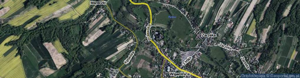 Zdjęcie satelitarne Puławska ul.