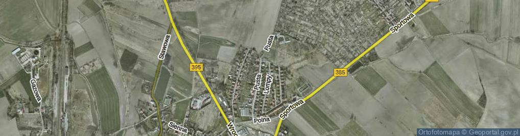 Zdjęcie satelitarne Pusta ul.