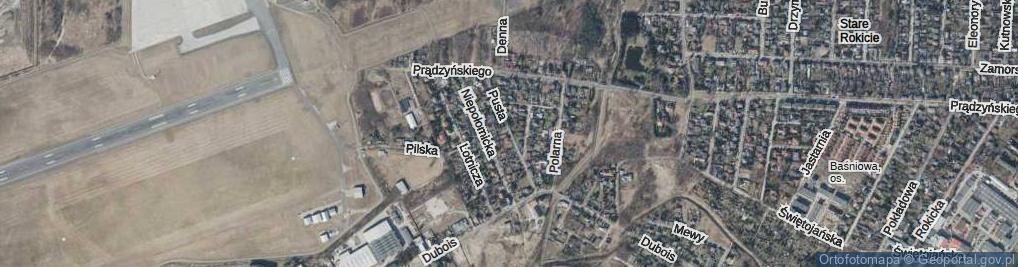 Zdjęcie satelitarne Pusta ul.