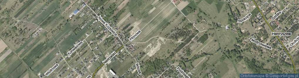 Zdjęcie satelitarne Pustynna ul.