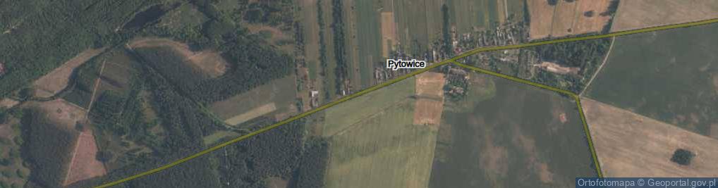 Zdjęcie satelitarne Pytowice ul.