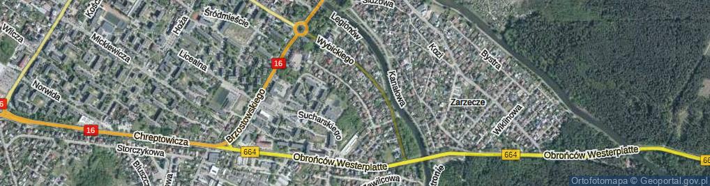 Zdjęcie satelitarne Ramotowskiego-Wawra Konstantego ul.