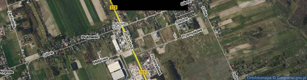 Zdjęcie satelitarne Radosna ul.