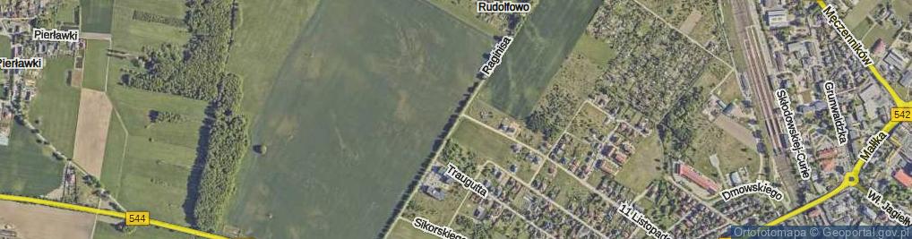 Zdjęcie satelitarne Raginisa Władysława, mjr. ul.