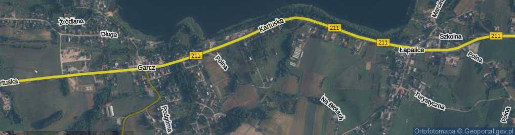 Zdjęcie satelitarne Radosna ul.