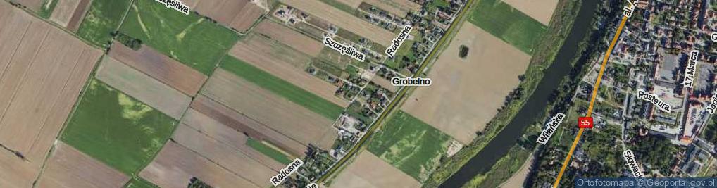 Zdjęcie satelitarne Radosna ul.