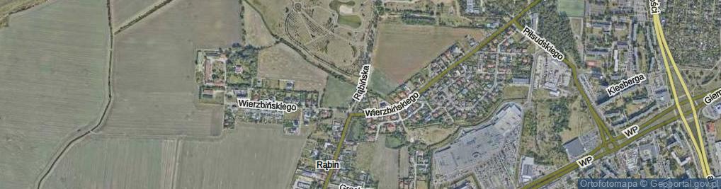 Zdjęcie satelitarne Rąbińska ul.