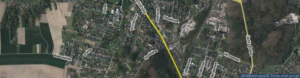 Zdjęcie satelitarne Radosna ul.