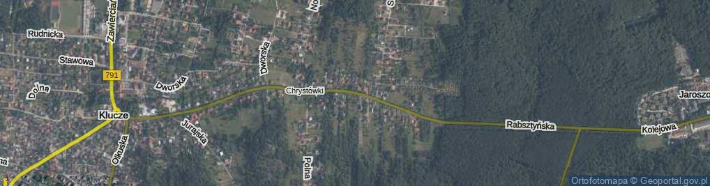 Zdjęcie satelitarne Rabsztyńska ul.