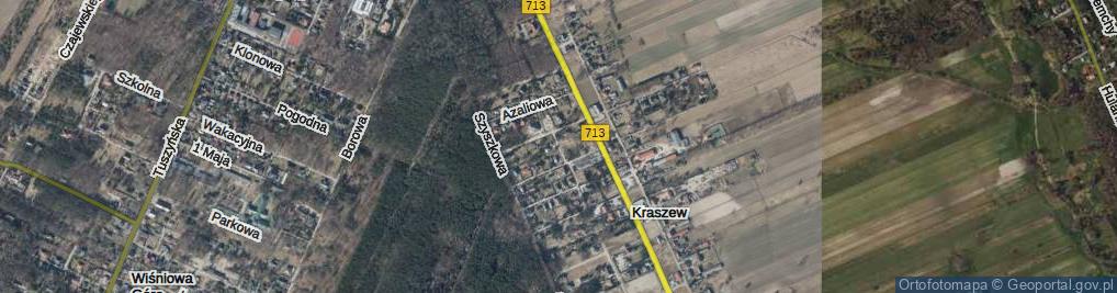 Zdjęcie satelitarne Rabatowa ul.