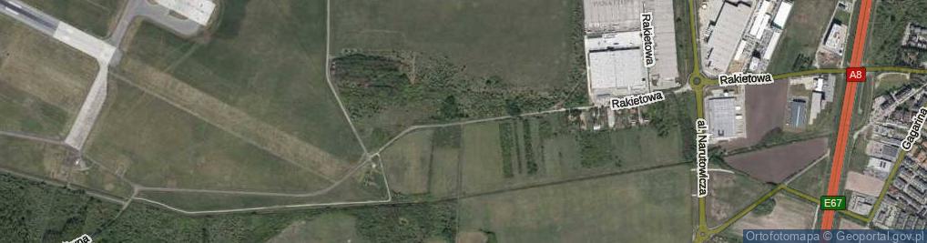 Zdjęcie satelitarne Rakietowa ul.