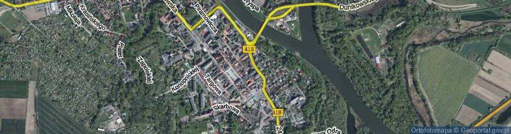 Zdjęcie satelitarne Racławicka ul.