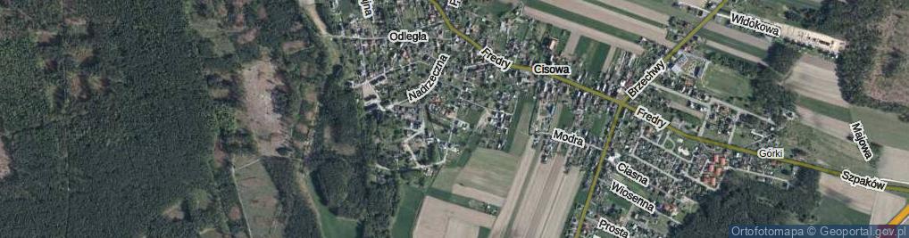 Zdjęcie satelitarne Radosna ul.