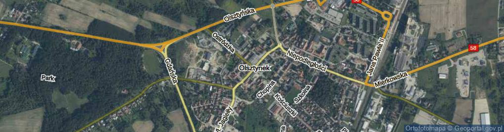 Zdjęcie satelitarne Ratusz ul.