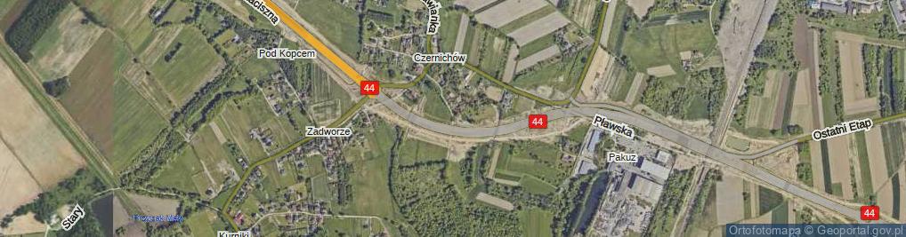 Zdjęcie satelitarne Rajska ul.