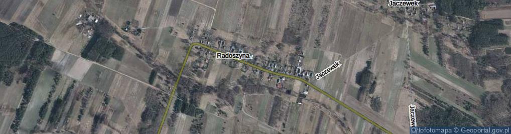 Zdjęcie satelitarne Radoszyna ul.