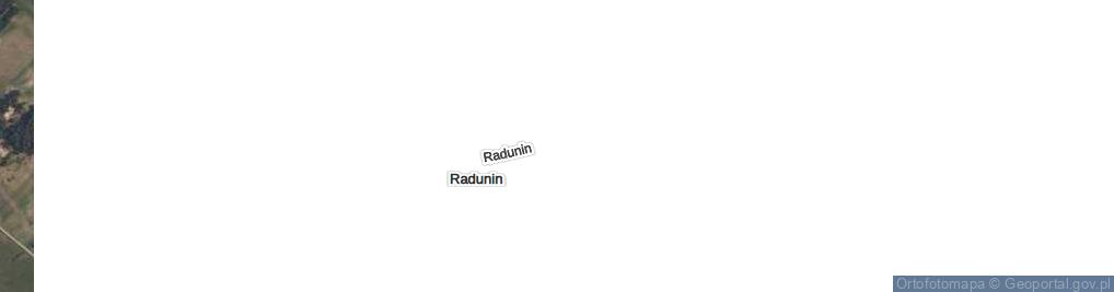 Zdjęcie satelitarne Radunin ul.