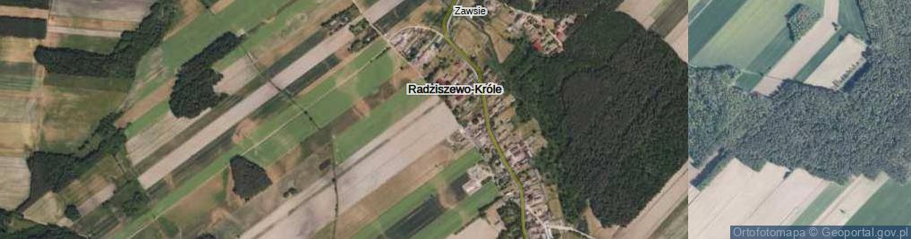 Zdjęcie satelitarne Radziszewo-Króle ul.