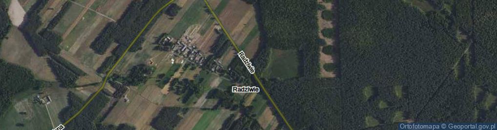 Zdjęcie satelitarne Radziwie ul.