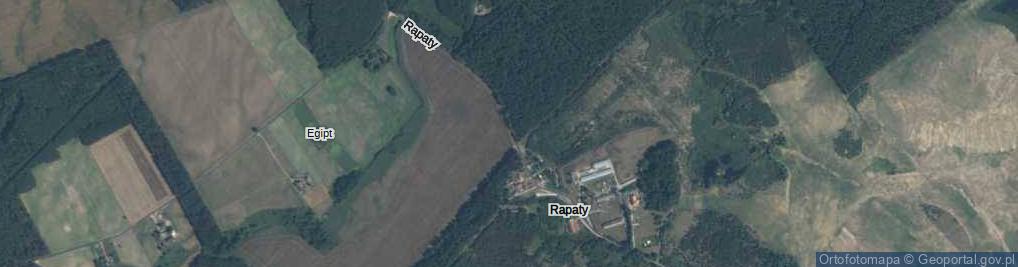 Zdjęcie satelitarne Rapaty ul.