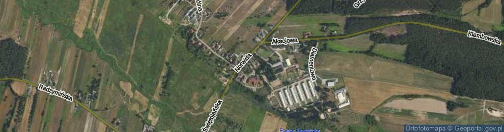 Zdjęcie satelitarne Rasztów ul.