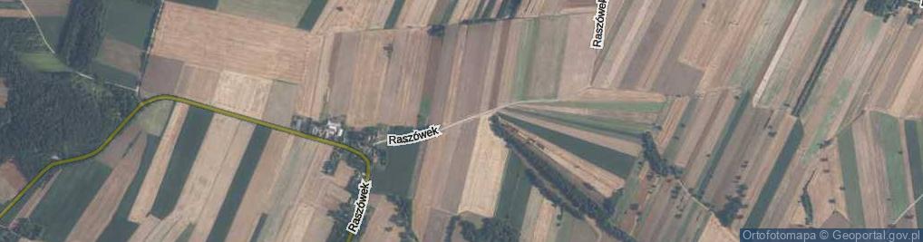 Zdjęcie satelitarne Raszówek ul.