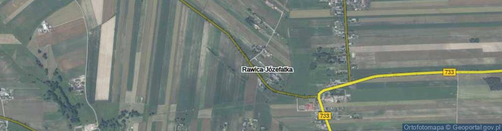 Zdjęcie satelitarne Rawica-Józefatka ul.