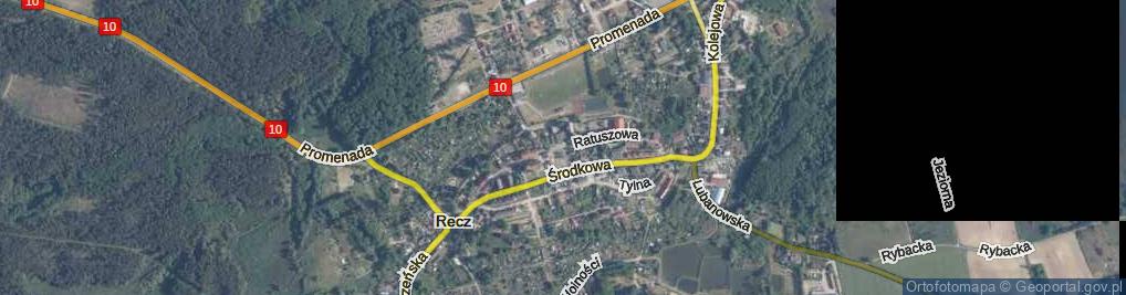 Zdjęcie satelitarne Ratuszowa ul.