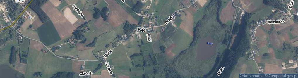 Zdjęcie satelitarne Rąty ul.