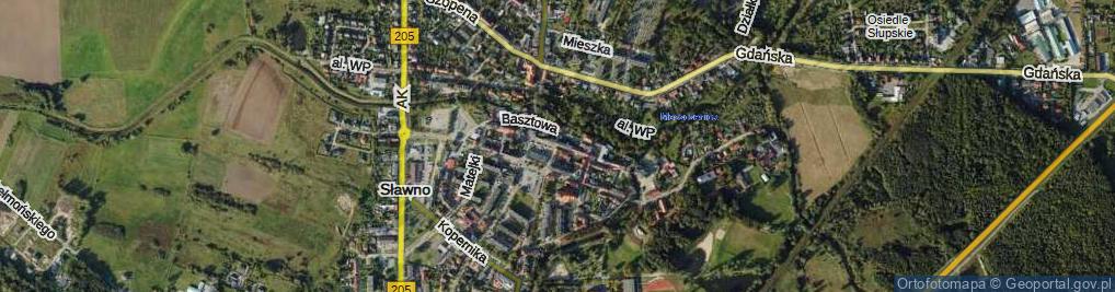 Zdjęcie satelitarne Rapackiego Mariana ul.