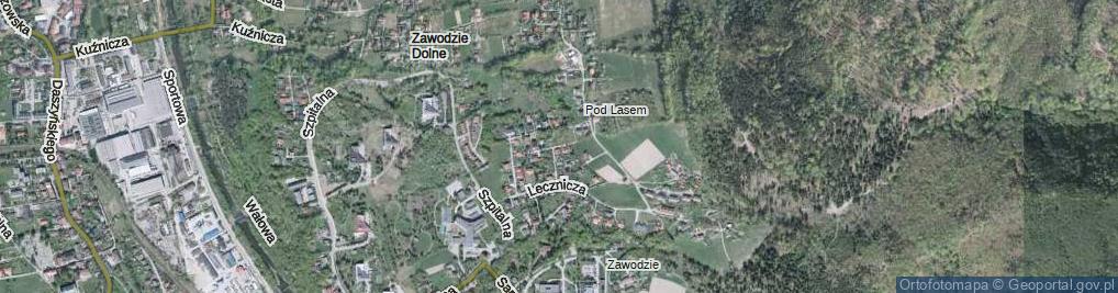 Zdjęcie satelitarne Radosna ul.