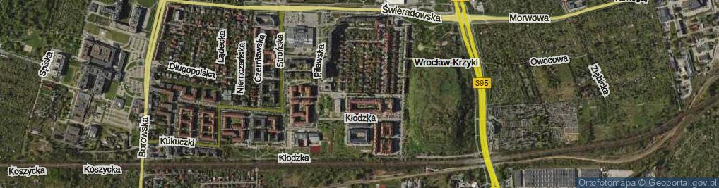 Zdjęcie satelitarne Radkowska ul.