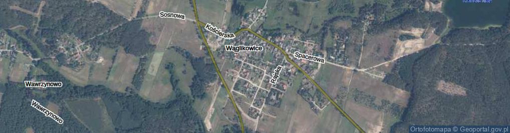 Zdjęcie satelitarne Radosna ul.