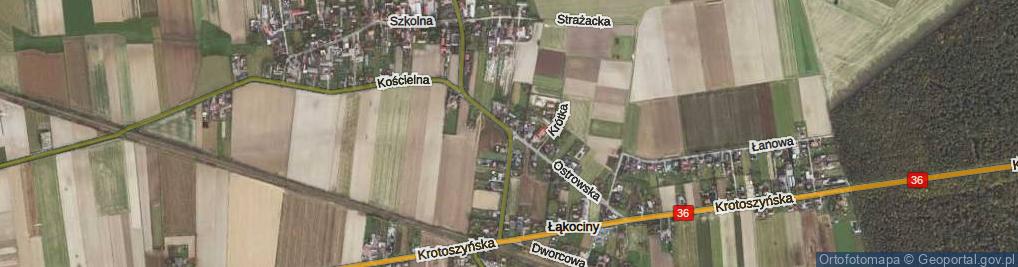 Zdjęcie satelitarne Raszkowska ul.