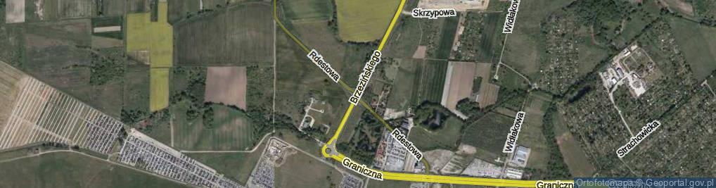 Zdjęcie satelitarne Rdestowa ul.