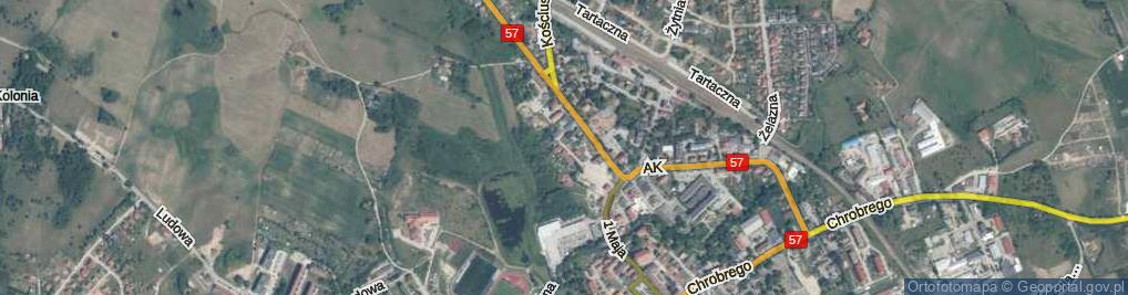 Zdjęcie satelitarne Reja Mikołaja ul.