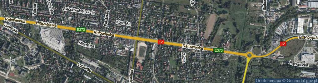 Zdjęcie satelitarne Rejowiecka ul.