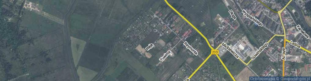 Zdjęcie satelitarne Reja Mikołaja ul.