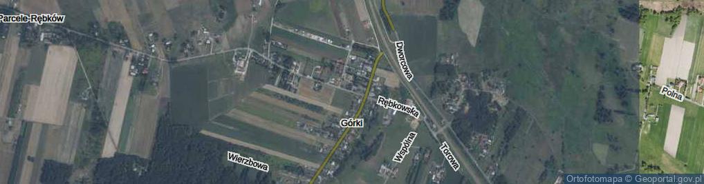 Zdjęcie satelitarne Rębkowska ul.