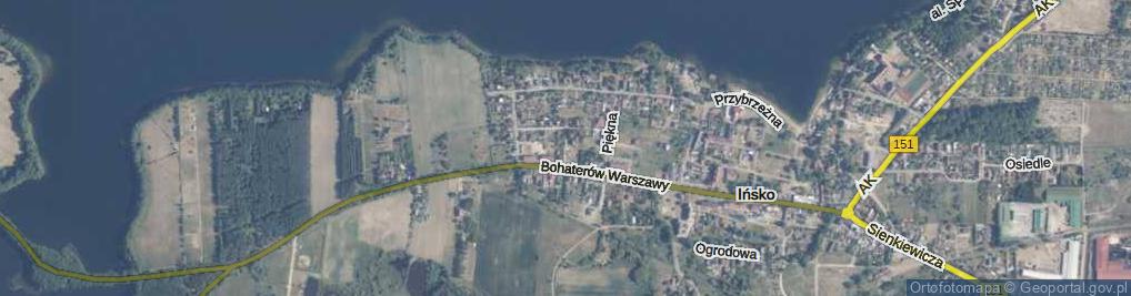 Zdjęcie satelitarne Reja Mikołaja ul.