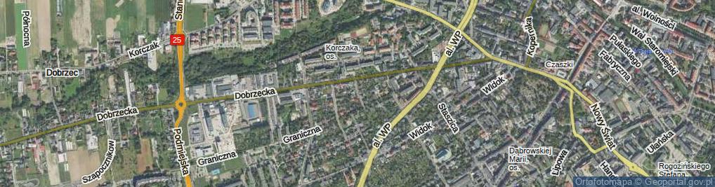 Zdjęcie satelitarne Reja Mikołaja ul.