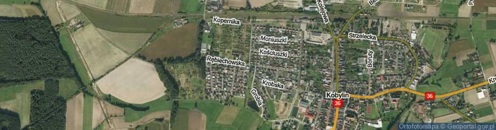 Zdjęcie satelitarne Rębiechowska ul.