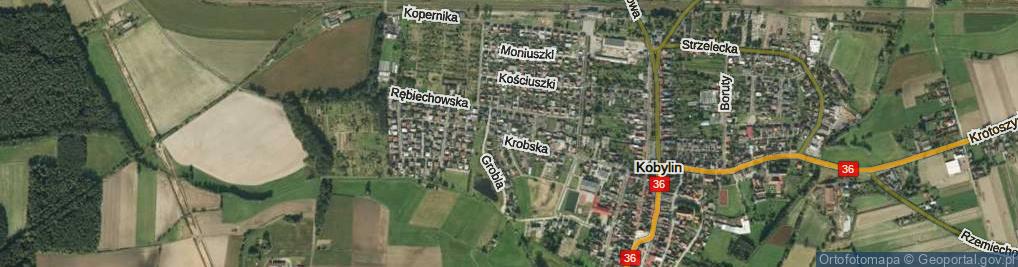 Zdjęcie satelitarne Rektora Macieja ul.