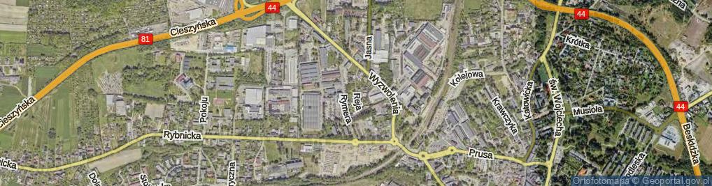 Zdjęcie satelitarne Reja Mikołaja ul.