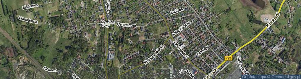 Zdjęcie satelitarne Reja Mikołaja ul.