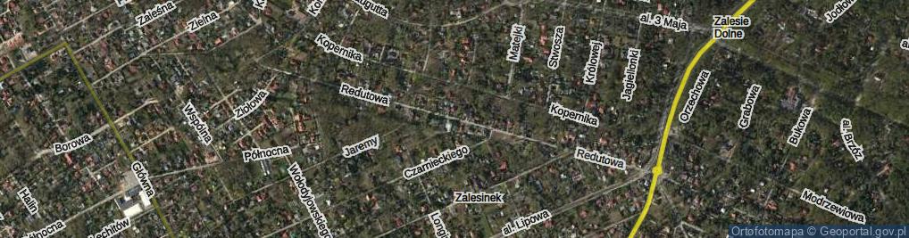 Zdjęcie satelitarne Redutowa ul.