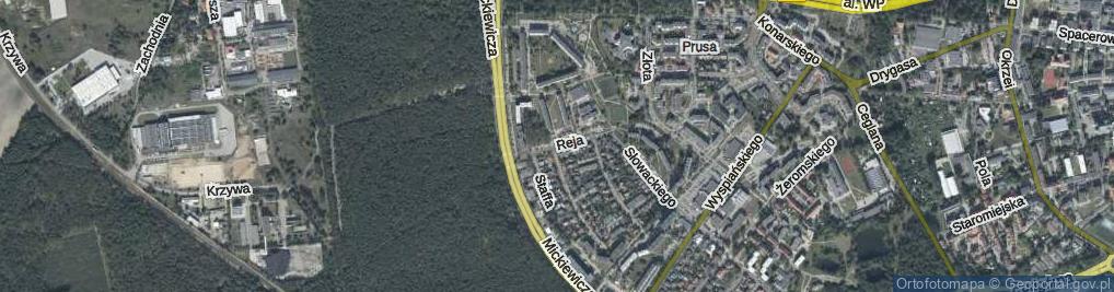 Zdjęcie satelitarne Reja Mikołaja ul.